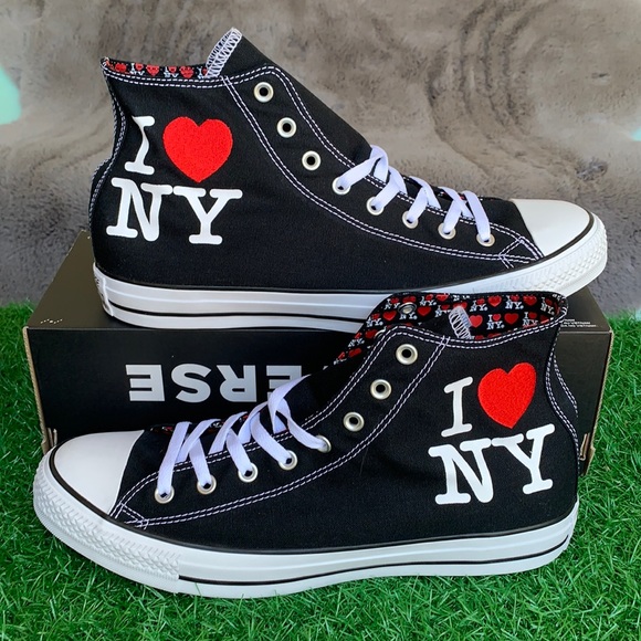 CONVERSE CTAS HI BLACK/RED/WHITE MENS
